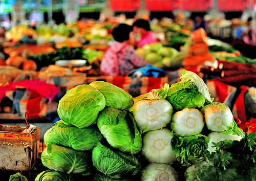 持續陰雨致蔬菜價格上漲 衡陽本地菜渴望 流浪太陽