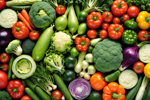 有機(jī)蔬菜花菜高清圖 果蔬圖片素材